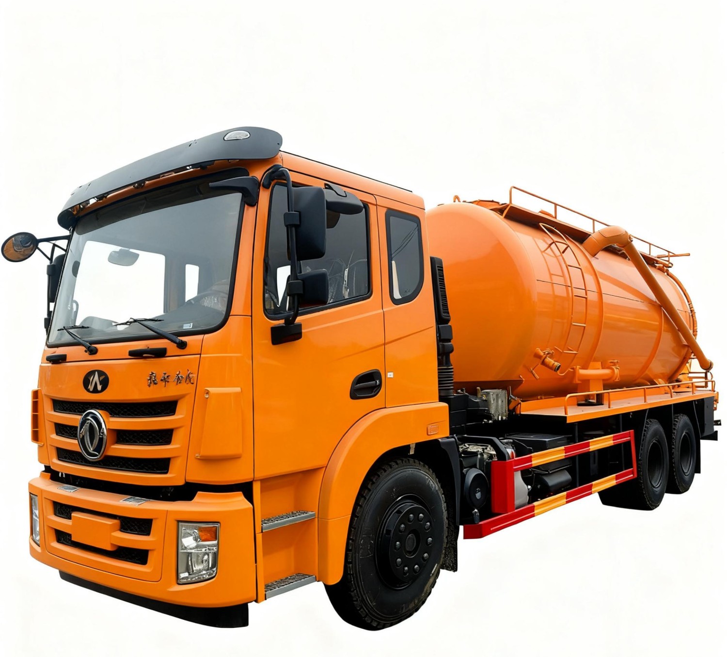 Camion d'aspiration des eaux usées Euro 3 24000 litres 24 tonnes 6X4-Aquatique-Résistant aux mauvaises herbes pour canaux d'irrigation