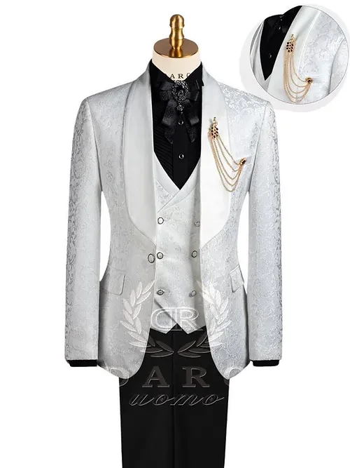 Costume Daro Uomo blanc